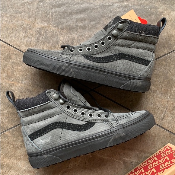 VANS SK8-Hi MTE DENIM SUEDE/BLACK WMNS - Picture 14 of 16
